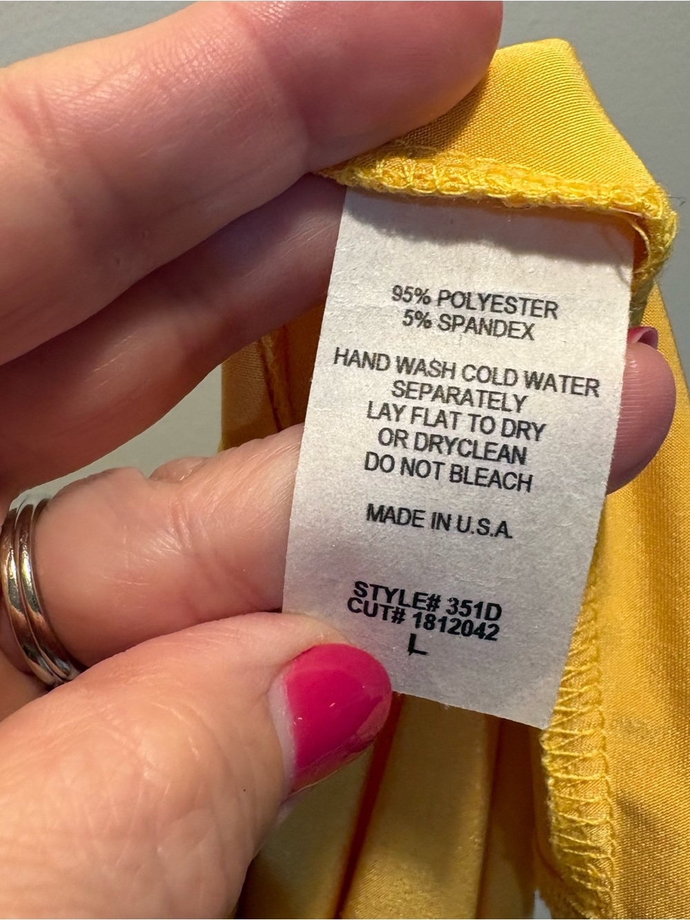 Y2K Yellow Cowl Neck Slip Dress Spaghetti Strap Sexy Ruched Large - Picture 12 of 12